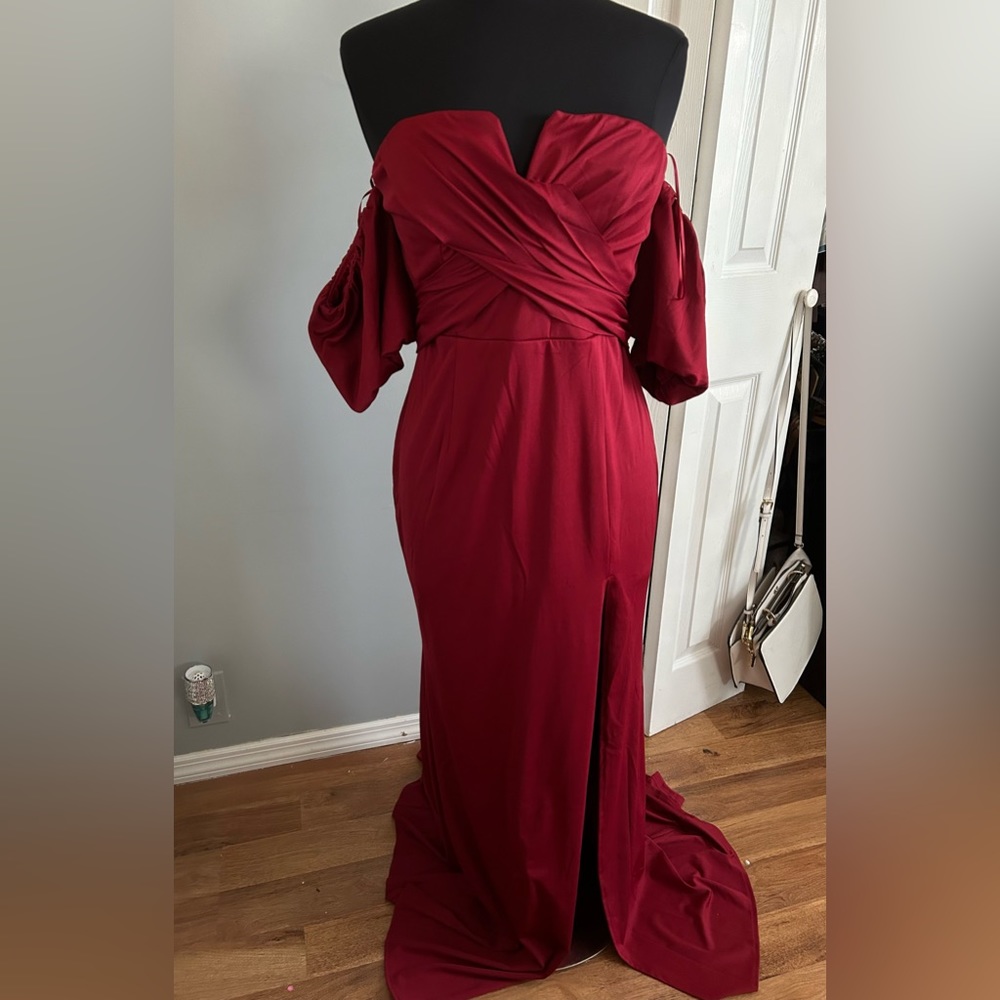 Wine Maxi Dress